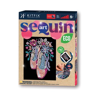 Kitfix Ballet Shoes Sequin Art Kit