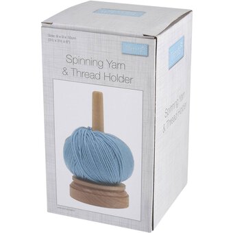Wooden Yarn Ball Winder for Heavy Duty Large Knitting Wood Center Pull  Natural Wool String Holder Big Winder Great Handmade Tool 