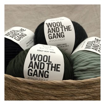 Wool and the Gang Forest Green Crazy Sexy Wool 200g image number 4