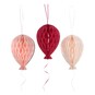 Pink Honeycomb Balloon Decorations 3 Pack image number 1