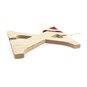 Hanging Wooden Christmas Letter X 9cm image number 4