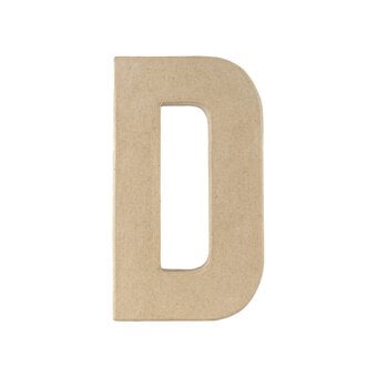 Mache Letter D 20cm | Hobbycraft