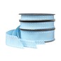 Baby Blue Grosgrain Running Stitch Ribbon 9mm x 5m image number 2