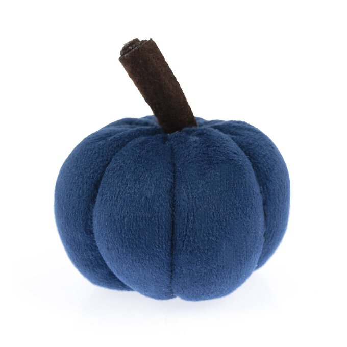 Navy Blue Plush Pumpkin 6.5cm image number 1