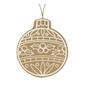 Mache Hanging Bauble Decoration 10cm image number 2