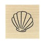 Clam Wooden Stamp 3.8cm x 3.8cm image number 3