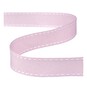 Baby Pink Grosgrain Running Stitch Ribbon 15mm x 4m image number 2