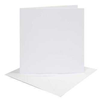 White Blank Greeting Fold Over Cards Uncoated, 4 1/2 x 6 Inches Cards - 40 Foldover Greeting Cards Cards and Envelopes