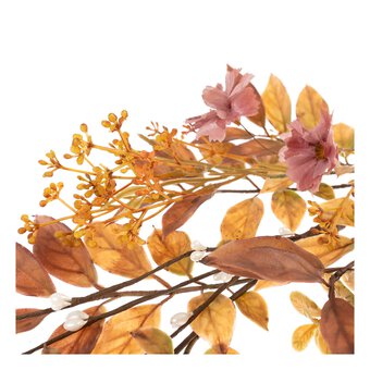 Autumn Mixed Leaves Pick 60cm image number 3