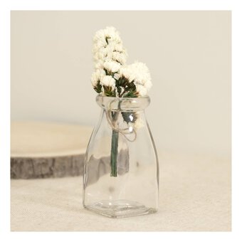 White Dried Forget Me Not Flower Picks 13cm