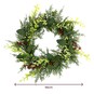 Green Wreath with Red Berries 56cm image number 5