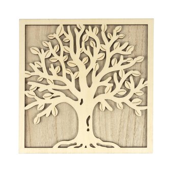 Wooden Tree Storage Box 16cm x 16cm x 16.5cm image number 4