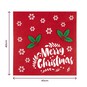 Red Merry Christmas Felt Place Mat 40cm x 40cm image number 5