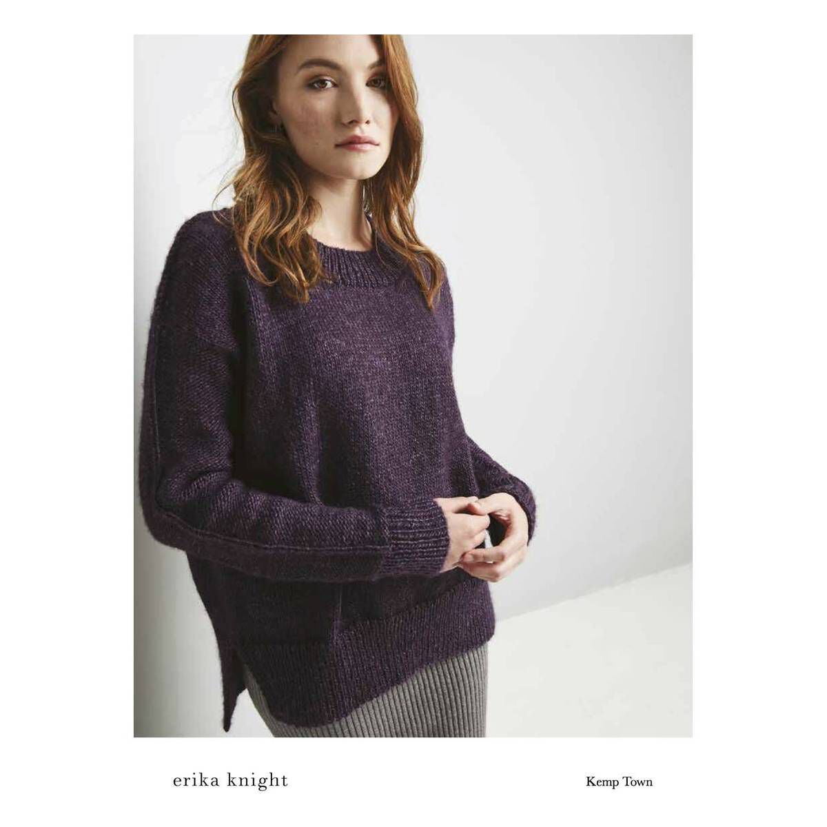 Erika Knight Wild Wool Kemp Town Sweater Digital Pattern 1098 Hobbycraft