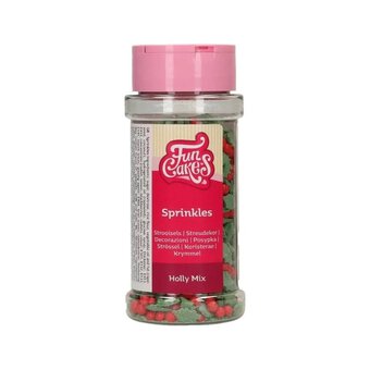 FunCakes Holly Sprinkle Mix 55g