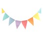 Pastel Canvas Bunting 2.2m image number 1