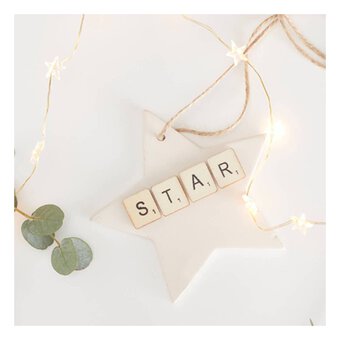 Shine Together Hanging Ceramic Star Decoration 12cm image number 4