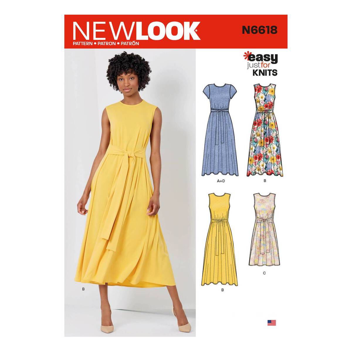Buy New Look 6347 Easy Sewing Pattern for Summer Dress Varieties Easy Sew  UNCUT FF Size 10-22 Online in India - Etsy