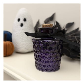 Purple Textured Potion Bottle 10cm