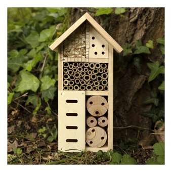 Wooden Insect House 13.5cm x 8.5cm x 26cm