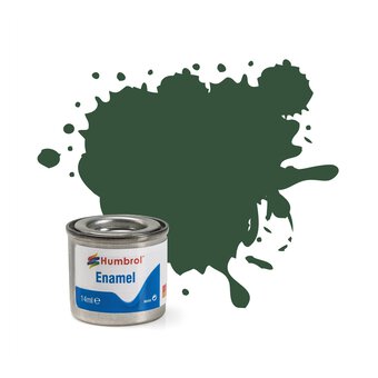 Humbrol Cockpit Green Enamel Matt Paint 14ml (78)