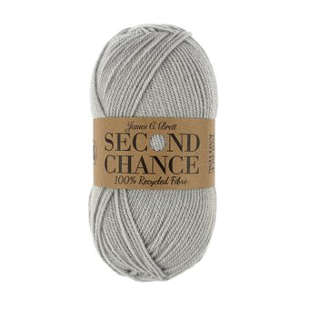 James C Brett Mid Grey Second Chance DK Yarn 100g