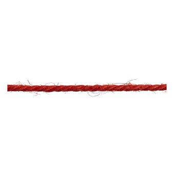 Red Jute Twine 2mm x 27m image number 4