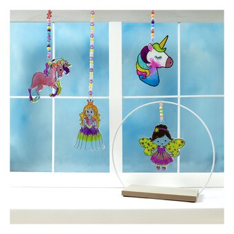 Unicorn Plastic Suncatcher