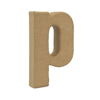 Lowercase Mini Mache Letter P