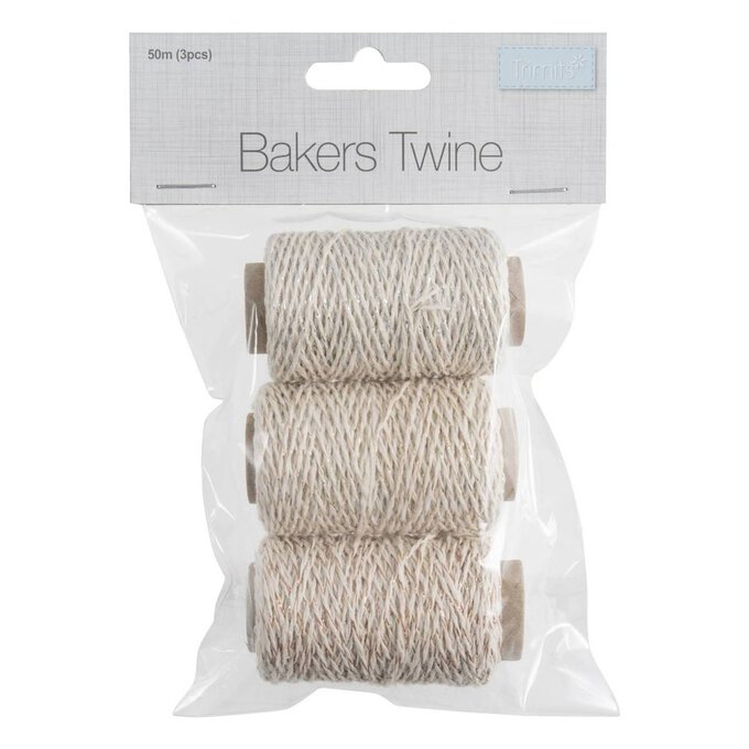 Grey & White Bakers Twine – Bakers Stock