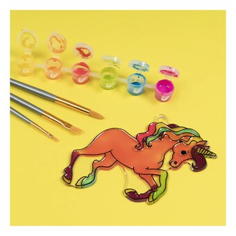 Unicorn Plastic Suncatcher