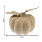 Mache Pumpkin with Leaves 7.5cm image number 6