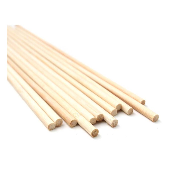 12 Bamboo Dowel Rods 12pk by STIR