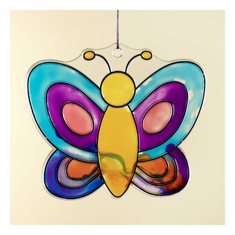 Butterfly Plastic Suncatcher 12cm image number 4