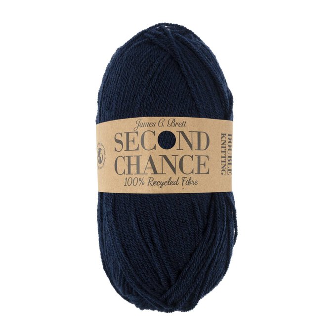 James C Brett Navy Second Chance DK Yarn 100g  image number 1