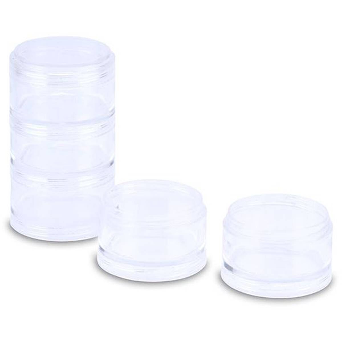Beadalon Small Stackable Containers 6 Pack | Hobbycraft