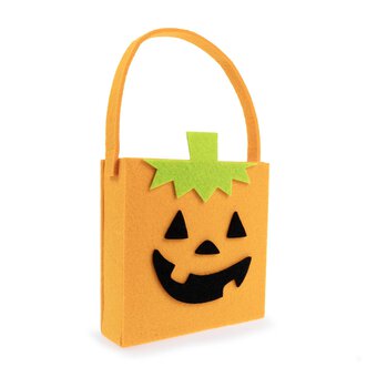 Mini Felt Pumpkin Bag