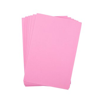 Pink EVA Foam Sheets A4 6 Pack