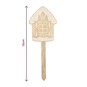 Printed Gingerbread House Wooden Topper image number 5