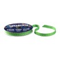Lime Green Grosgrain Running Stitch Ribbon 6mm x 5m image number 1