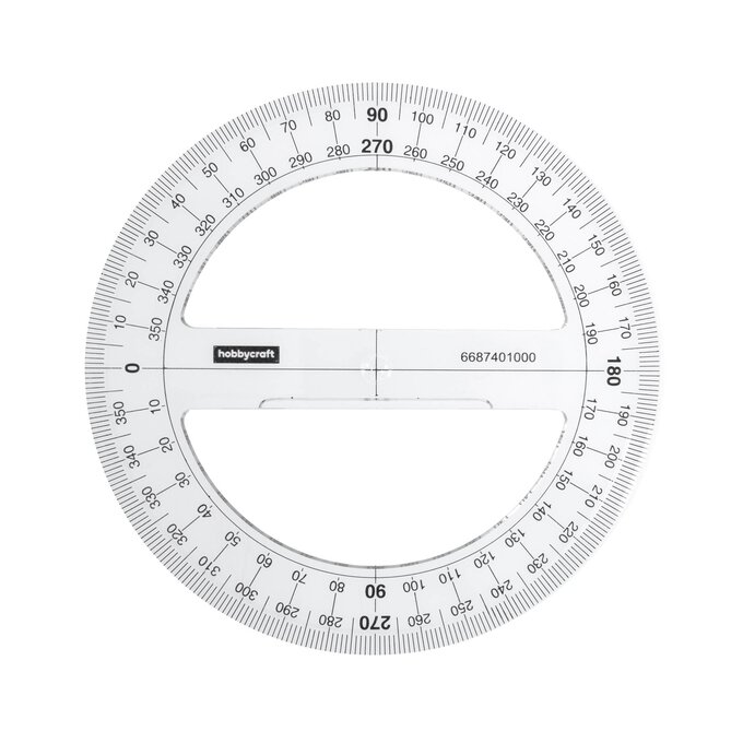 Circular Protractor 15cm image number 1