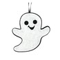 Black and White Felt Ghost Decorations 6 Pack  image number 3