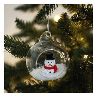 Resin Snowman Bauble Filler 5cm