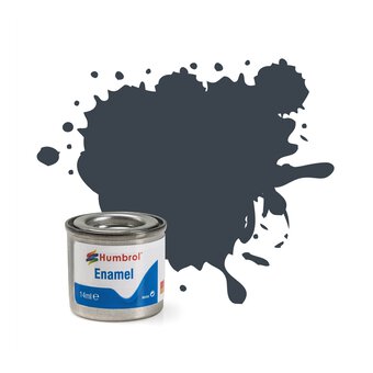 Humbrol Dark Grey Enamel Matt Paint 14ml (32)