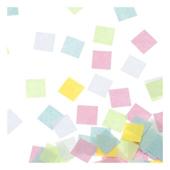 Pastel Square Tissue Paper Confetti 50g