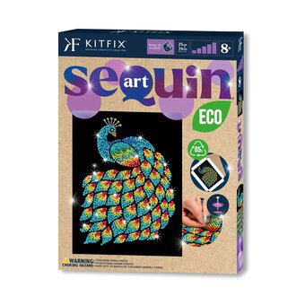 Kitfix Peacock Sequin Art Kit