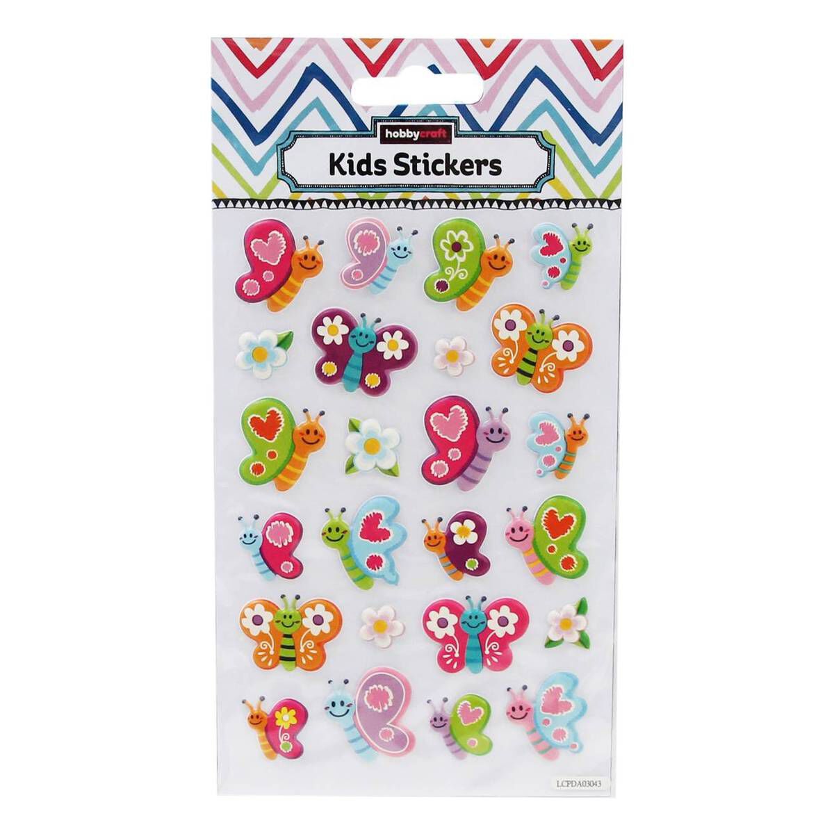Butterfly and Flower Puffy Stickers | Hobbycraft