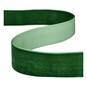 Green Velvet Ribbon 25mm x 5m image number 3