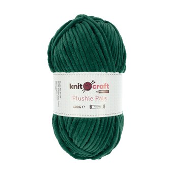 Knitcraft Green Plushie Pals Yarn 100g