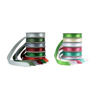 Assorted Satin Ribbons 10mm x 2m 12 Pack image number 4